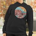 Pink Groovy Here Comes The Sun Classic For Women Men Women Hoodie Gifts for Women