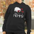 Red Plaid Mommy Bear Two Cubs Matching Buffalo Xmas Women Hoodie Gifts for Women