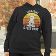 Retro Llamastay 6 Feet Away Llama Social Distancing Women Hoodie Gifts for Women