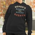 Womens Womens Rights Are Human Rights Feminist - V-Neck Women Hoodie Gifts for Women