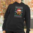 Snoop Dogg Weed Twas The Nizzle Before Christmizzle Ugly Christmas Sweater Women Hoodie Gifts for Women