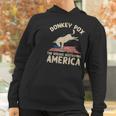 Us Flag Donkey Pox The Disease Destroying America Democratic Women Hoodie Gifts for Women