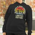 Vintage 1972 Limited Edition 50 Years Legendary Birthday Women Hoodie Gifts for Women