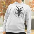 Antichrist Satanic Baphomet Demon Evil Goat Head Satan Skull Women Hoodie Gifts for Women