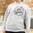 Big Sister With Flower Circle Infant Creeper Women Hoodie Gifts for Women