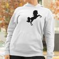 Black Stallion Horse Silhouette Riding Love Women Hoodie Gifts for Women