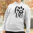 Dog Mom Life Cute Dog Paw Print Women Hoodie Gifts for Women