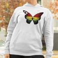 Ghana Flag Ghanaian Flag Butterfly Women Hoodie Gifts for Women