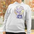 Womens Kawaii Pastel Goth Cute Creepy Witch Cat Wicca V-Neck Women Hoodie Gifts for Women