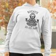 Namaste 6 Feet Away Sloth Social Distancing Women Hoodie Gifts for Women