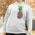 Pineapple Flowers Aloha Hawaii Vintage Hawaiian Women Hoodie Gifts for Women