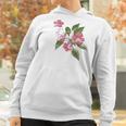 Pink Sultana Floral By Hannah Borger Overbeck Women Hoodie Gifts for Women