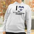 Really Awesome I Heart My El Salvadorian Grandma El Salvador Flag Baby Women Hoodie Gifts for Women