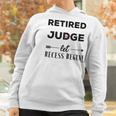 Retired Judge Best Law Coffee Cup Judges Women Hoodie Gifts for Women