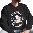 American Daddy Shark Under The Water Men Sweatshirt