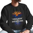 Arizona Home North Dakota Roots State Tree Flag Gift Men Sweatshirt