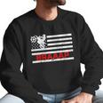 Braaap Vintage Usa American Flag Dirt Bike Men Sweatshirt