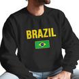 Brasil Brazilian Flag Brazil Men Sweatshirt