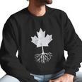 Canadian Roots Maple Leaf Canada Flag Design For Canadiens Men Sweatshirt