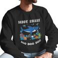 Daddy Shark Under Water Men Sweatshirt