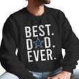 Mens Dallas Fan Cow Boys Best Dad Ever Fathers Day Gift Men Sweatshirt