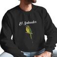 El Salvador Torogoz National Bird Salvadorian Pupusas Flag Men Sweatshirt