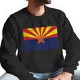 Flag Of Arizona Vintage Men Sweatshirt