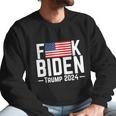 Fuck Biden American Flag Trump 2024 Shirt Men Sweatshirt