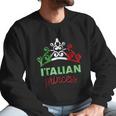 Italian Princess Tiara National Flag Men Sweatshirt