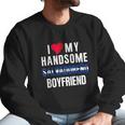 I Love My Salvadorian Boyfriend Camisa El Salvador Flag Men Sweatshirt