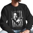 Martin Luther King Jr Distressed Usa Flag Men Sweatshirt