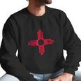 New Mexico Zia New Mexico Flag Art Print Men Sweatshirt