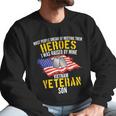 Raised By My Hero Proud Vietnam Veterans Son Men Sweatshirt