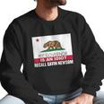 Recall Gavin Newsom California Flag Governor An Idiot Men Sweatshirt