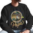 Mens Reel 1 Papa Best Father Dad Fishing Men Sweatshirt