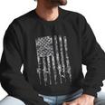 Rifle American Flag Pro Men Sweatshirt