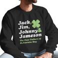 Saint Patricks Day Jack Jim Johnny Jameson Fathers Men Sweatshirt