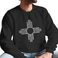 Strange Cargo New Mexico State Flag Distressed Black Men Sweatshirt