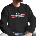 Top Dad Logo Fathers Day Graphic Design Printed Casual Daily Basic Men Sweatshirt