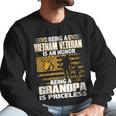 Mens Being Vietnam Veteran Is An Honor Grandpa Is Priceless Men Sweatshirt