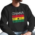 Vintage Ghana Ghanaian Flag Men Sweatshirt