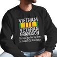 Vintage Proud Vietnam Veteran Grandson Men Sweatshirt