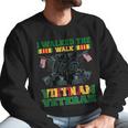 I Walked The Walk Vietnam Veteran American Flag Veterans Day Men Sweatshirt