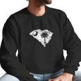 White South Carolina State Flag Men Sweatshirt