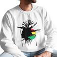 Dreads Ethiopian Flag Men Sweatshirt