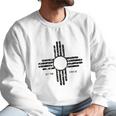 Zia Symbol New Mexico Flag State Men Sweatshirt