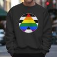 Ally Flag Circle Pyramid Pride Men Sweatshirt