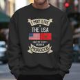 American Flag Morocco Moroccan Roots Gifts Men Sweatshirt