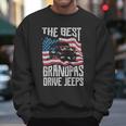 Best Grandpa Drivie Jeep Vintage New Design Men Sweatshirt