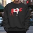 Canadian Flag Moose Maple Leaf Canada Men Sweatshirt